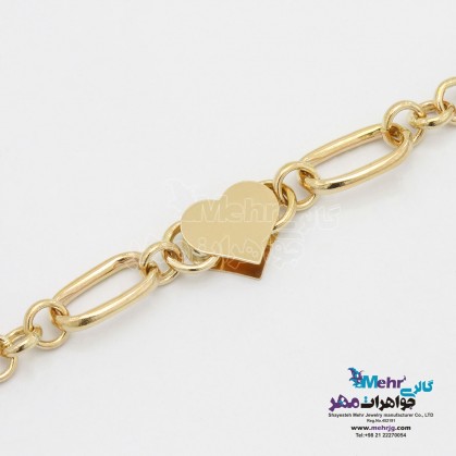 دستبند طلا - طرح حلقه های تو در تو-MB1736 دستبند طلا - طرح حلقه های تو در تو-MB1736
